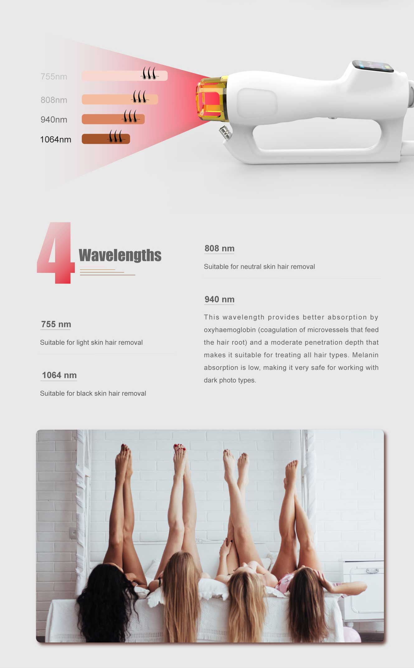 808 diode laser hair removal