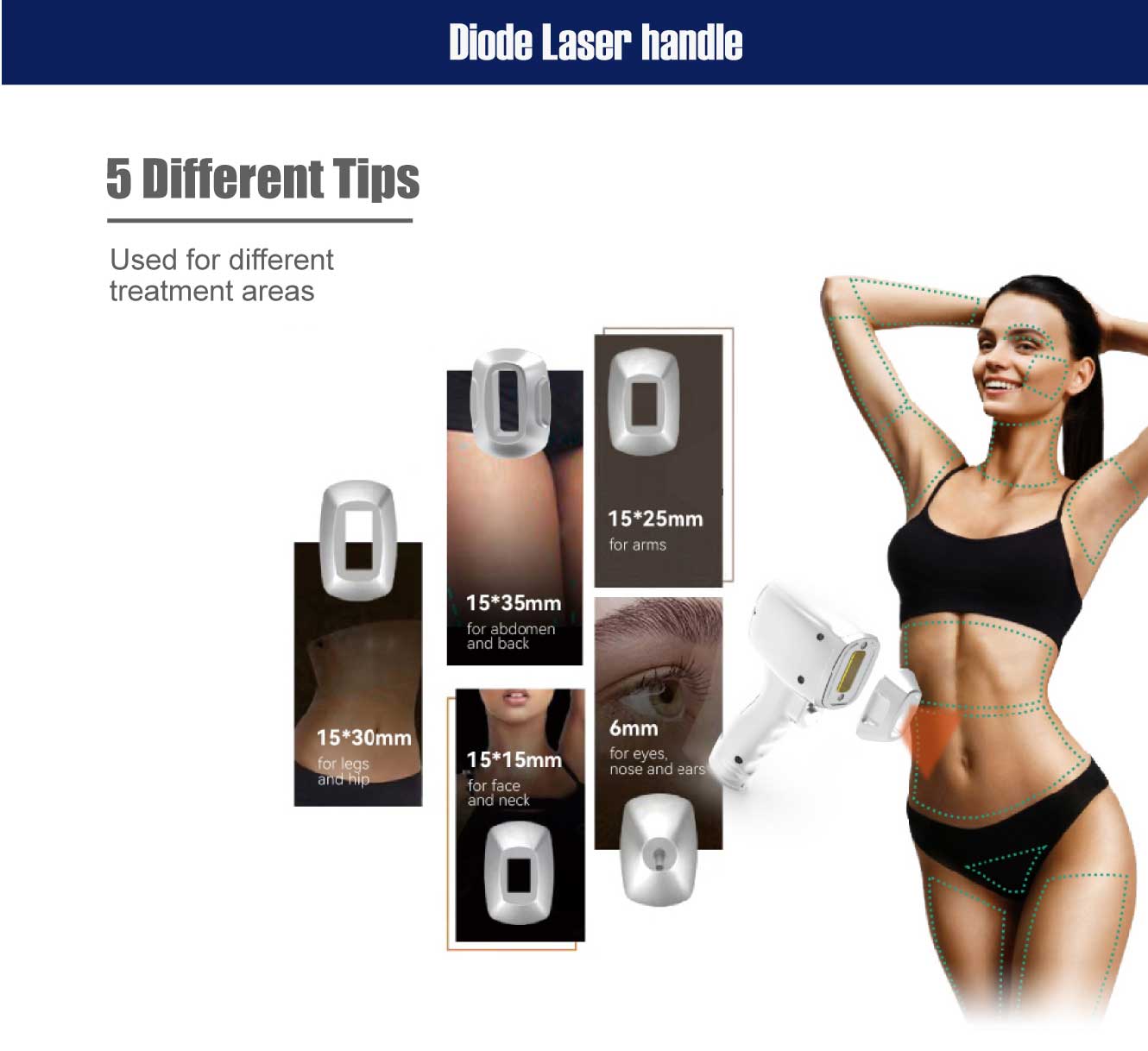 808nm diode laser hair removal machine