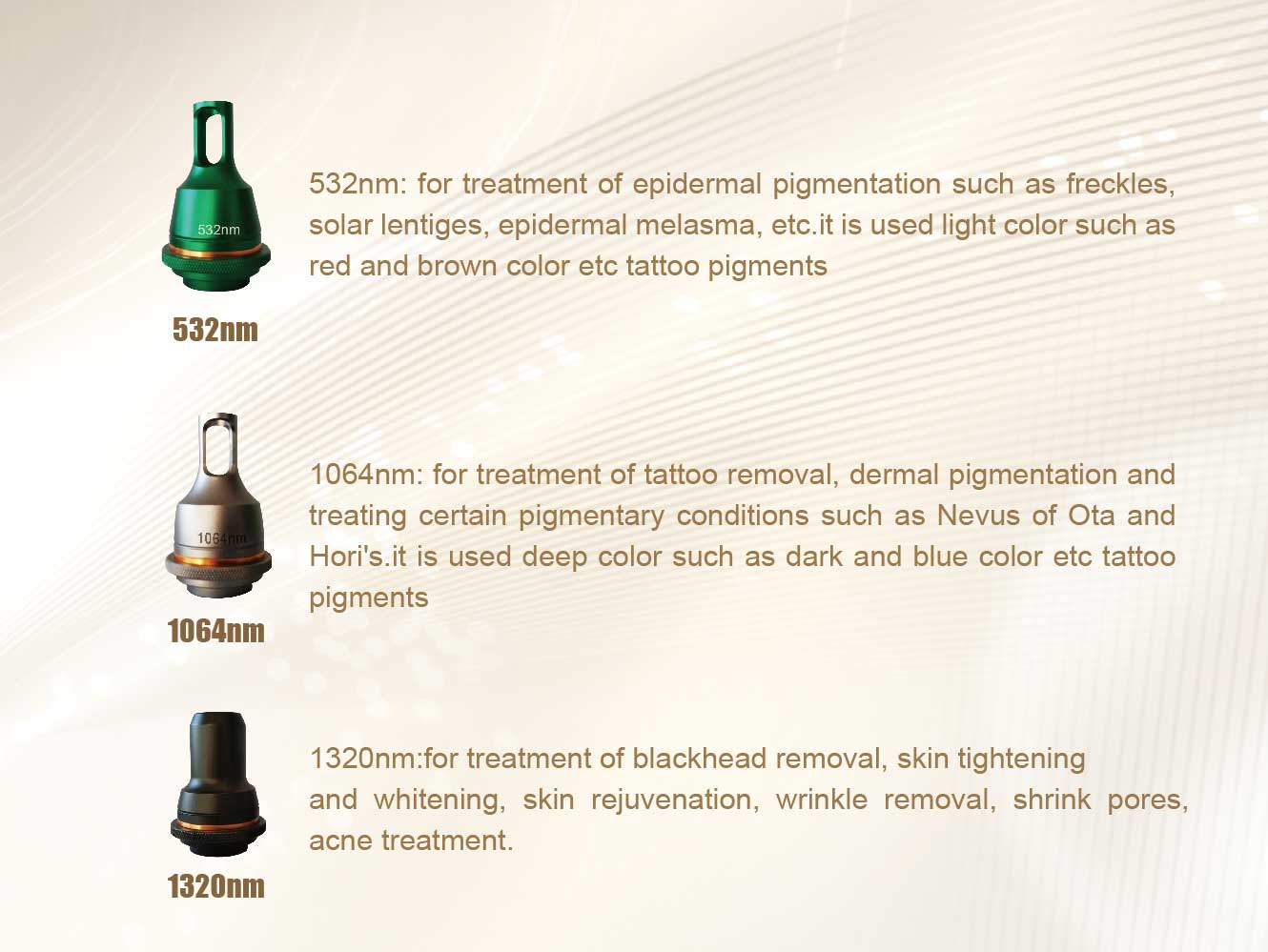 ND yag laser probe