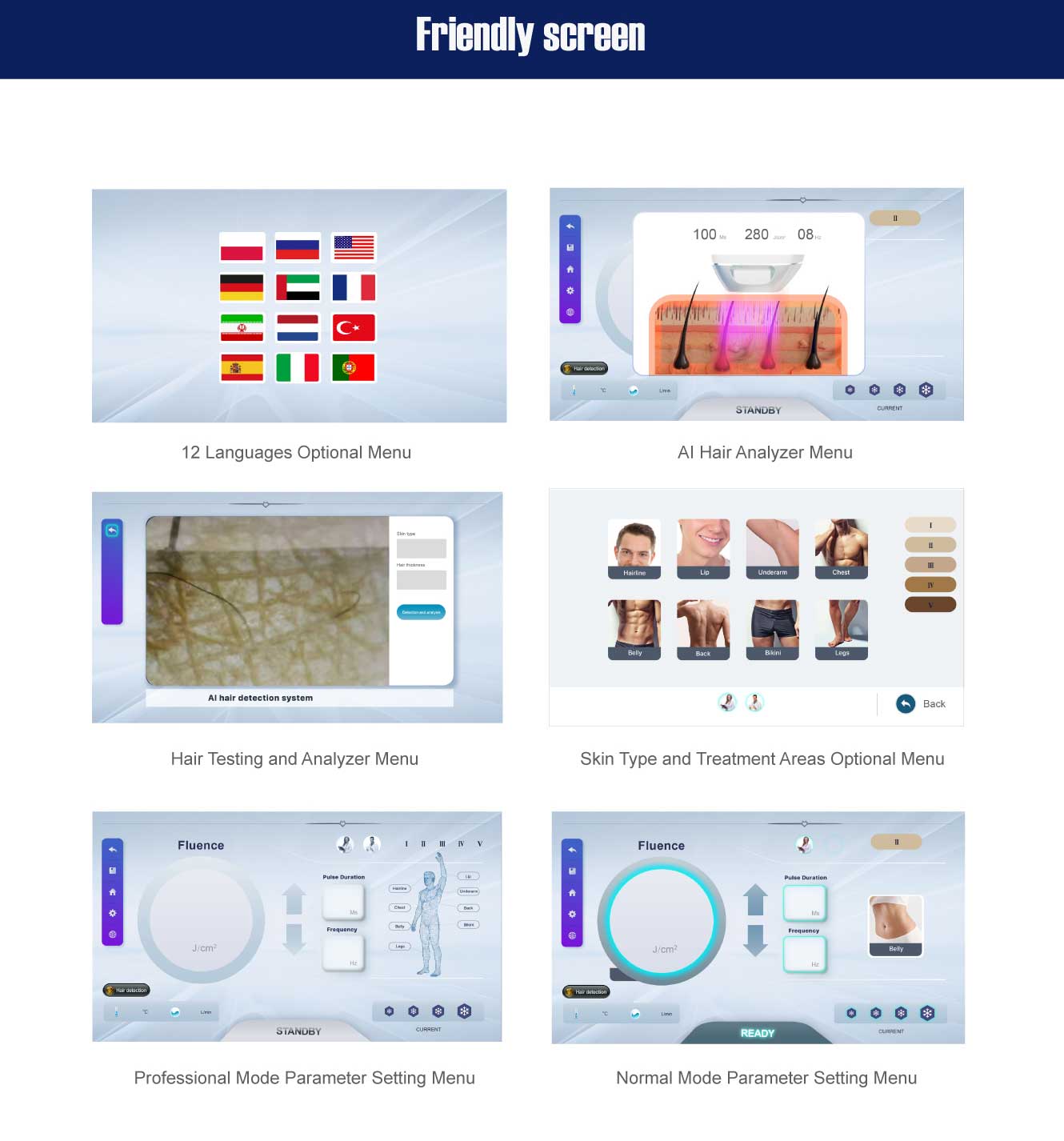 professional diode laser hair removal machine